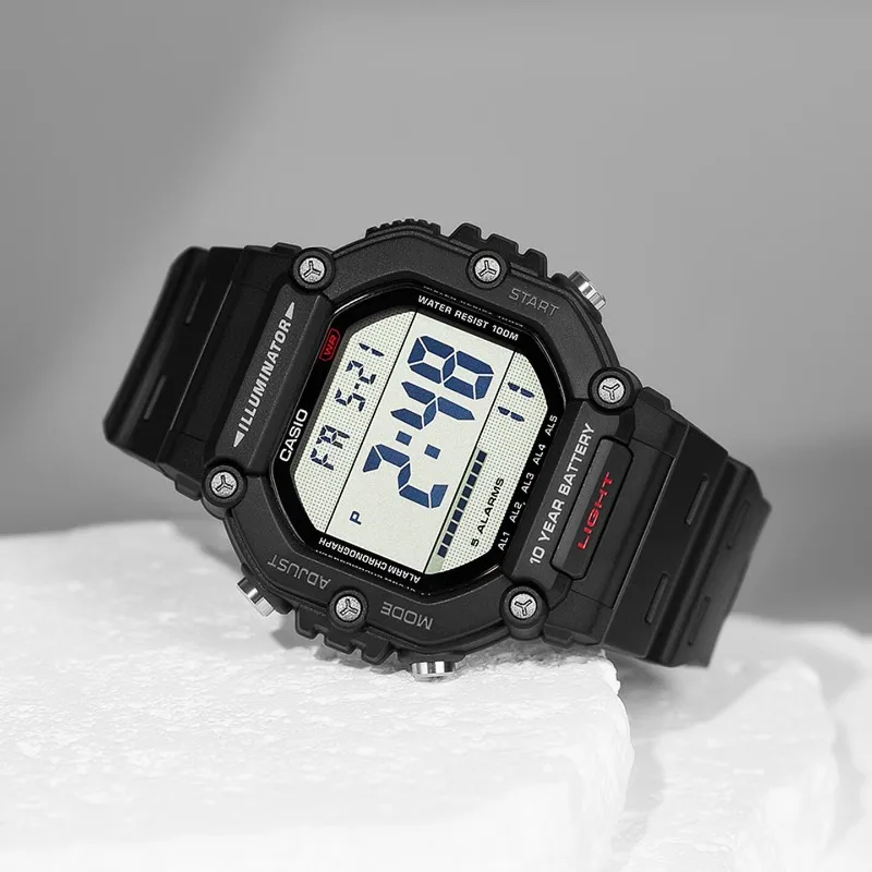 Smartwatch Casio Watches For Men - Montre numérique Casio AE-1600H, boîtier octogonal