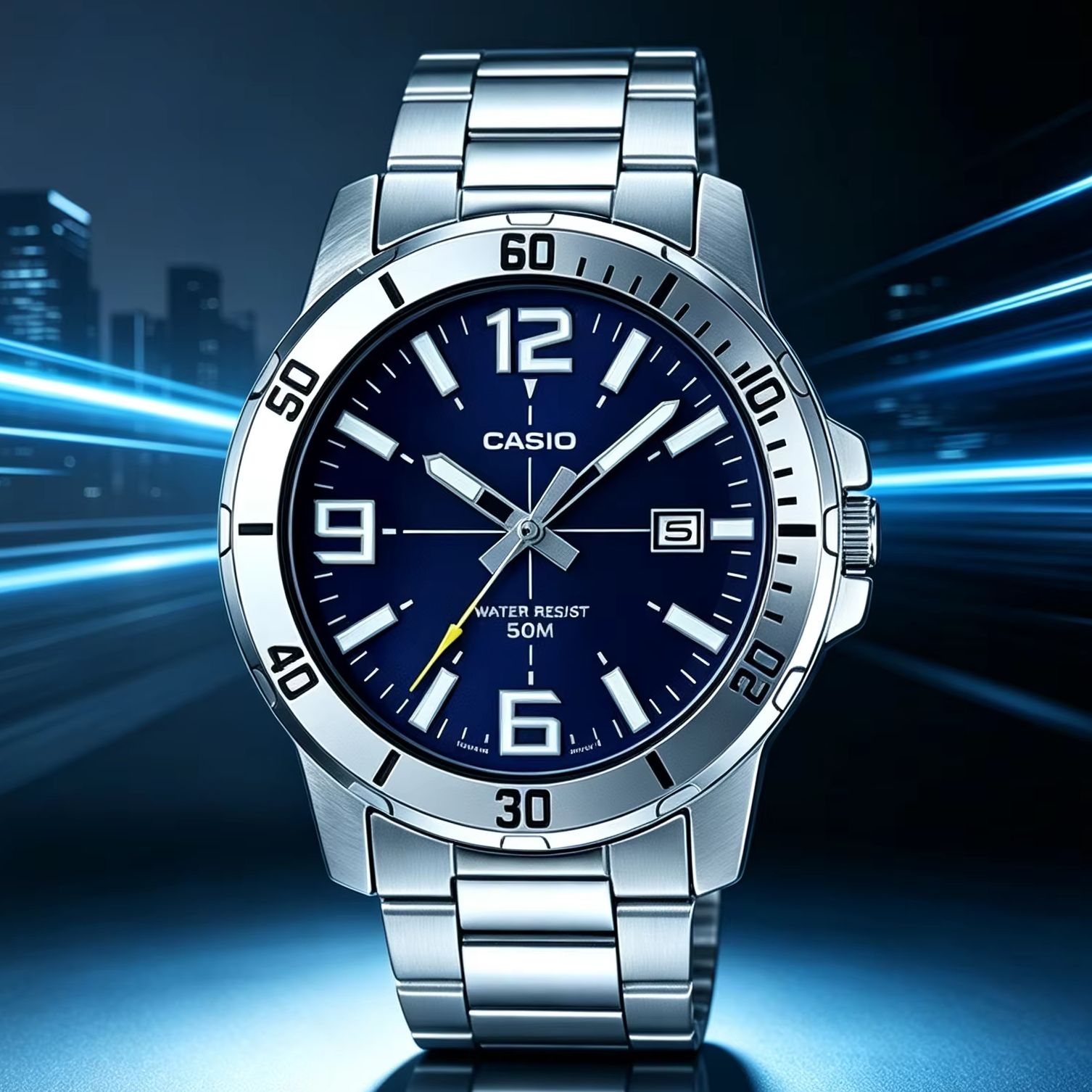 Smartwatch Casio Watches For Men - Montre-bracelet pour homme Casio MTP‑VD01D |