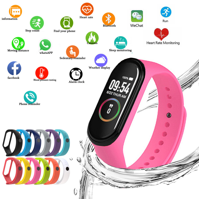 Smartwatch Ladies Watches Branded - M4 montres intelligentes bracelets de Sport