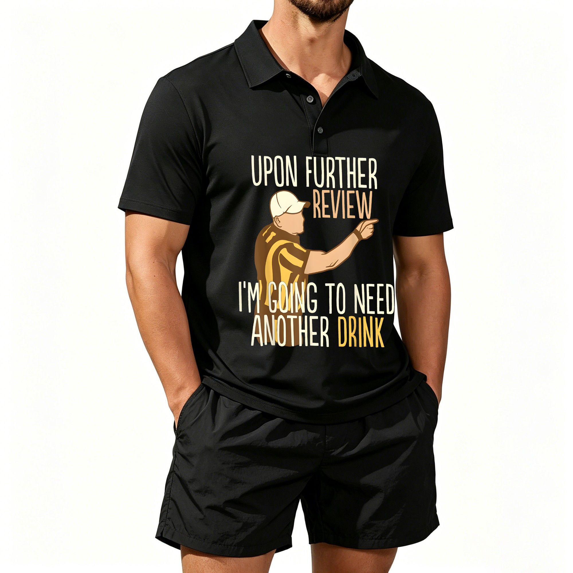 Watch S - Ensemble polo et short de plage