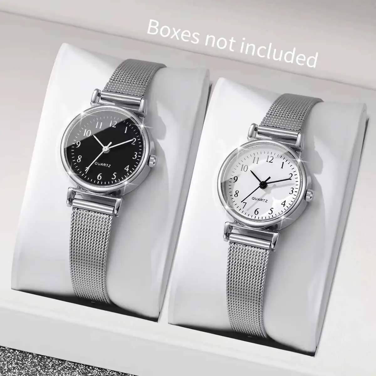 Mesh Stainless Strap - 1/2 montres pour femmes, à la