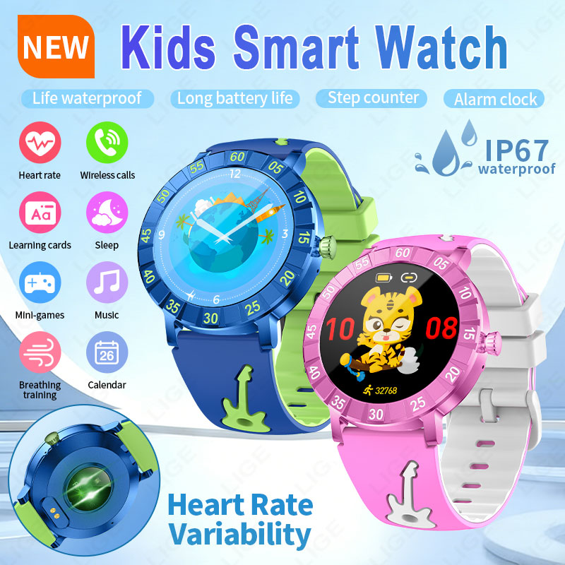Smartwatch Watches Useful Gift For Boys - Montre connectée pour enfants LIGE 2026