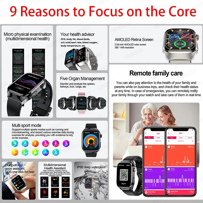 2025 nouvelle montre intellige - Smartwatch Health Watches avis et prix