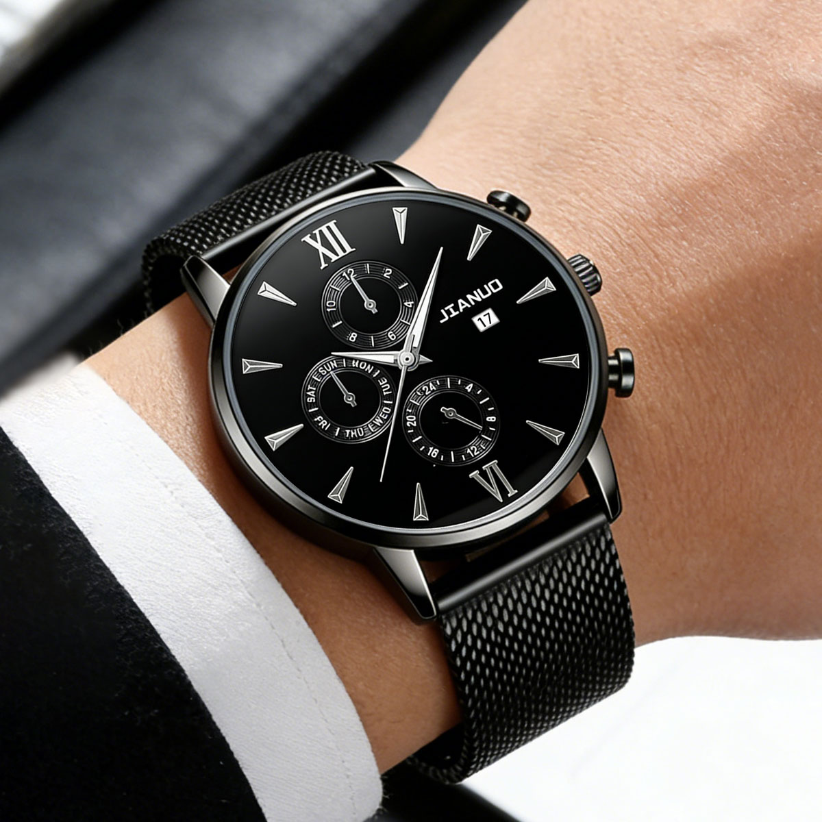 Montre à quartz tendance pour  - Mesh Stainless Strap avis et prix
