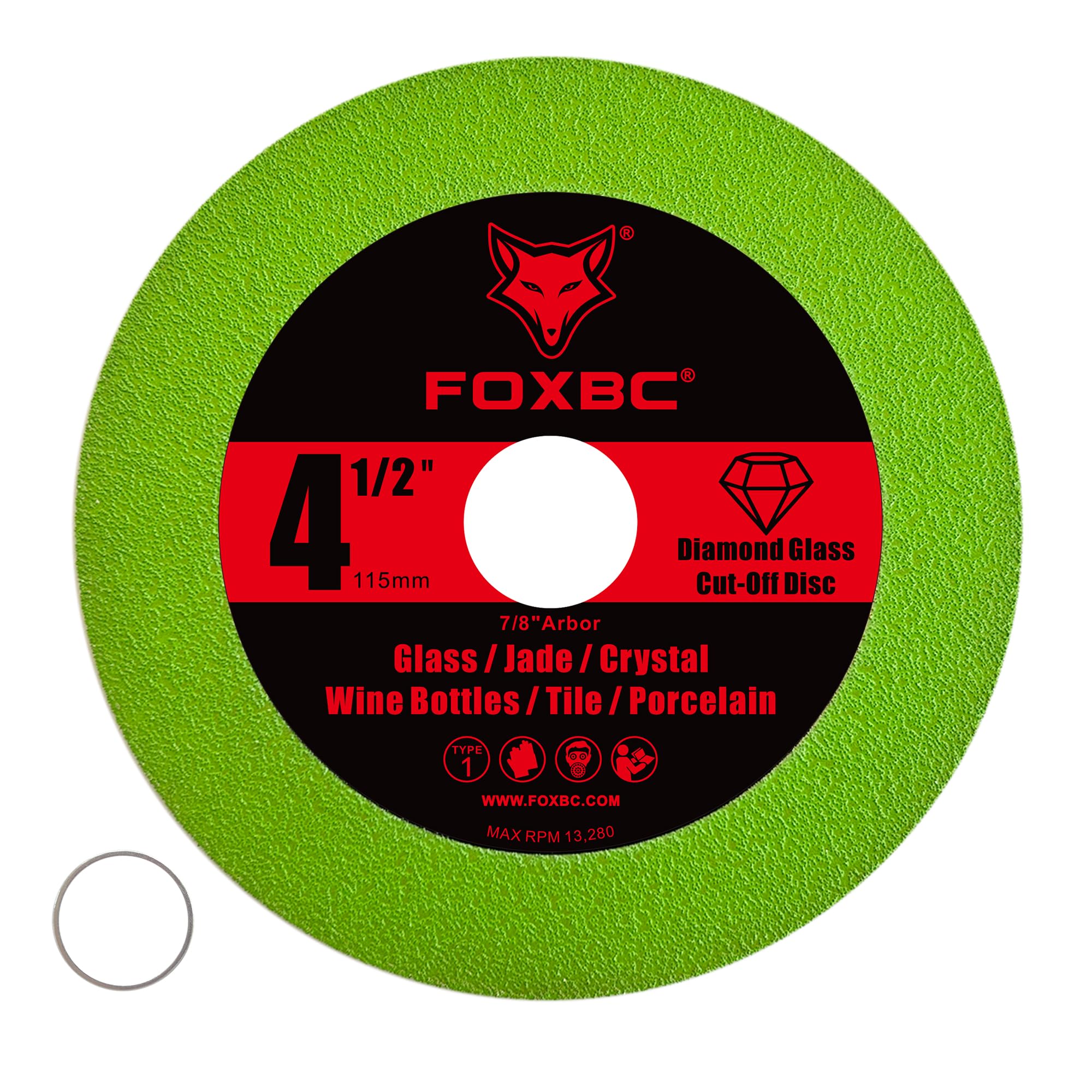 FOXBC 115mm diamant verre disq - Crystal Press Tool avis et prix