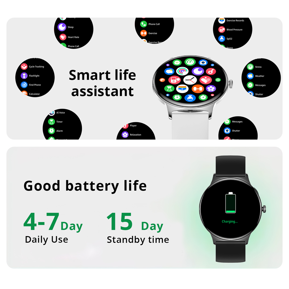 COLMI-Montre connectée V89 pou - Smartwatch Health Watches avis et prix