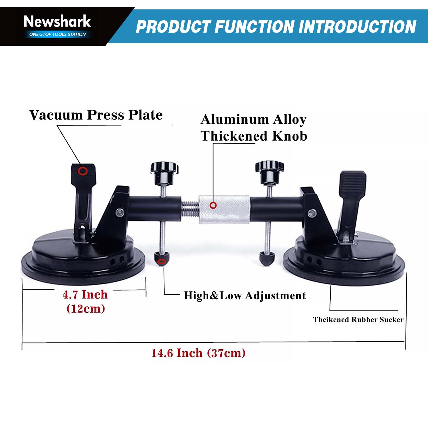 Ventouses robustes en aluminiu - Crystal Press Tool avis et prix