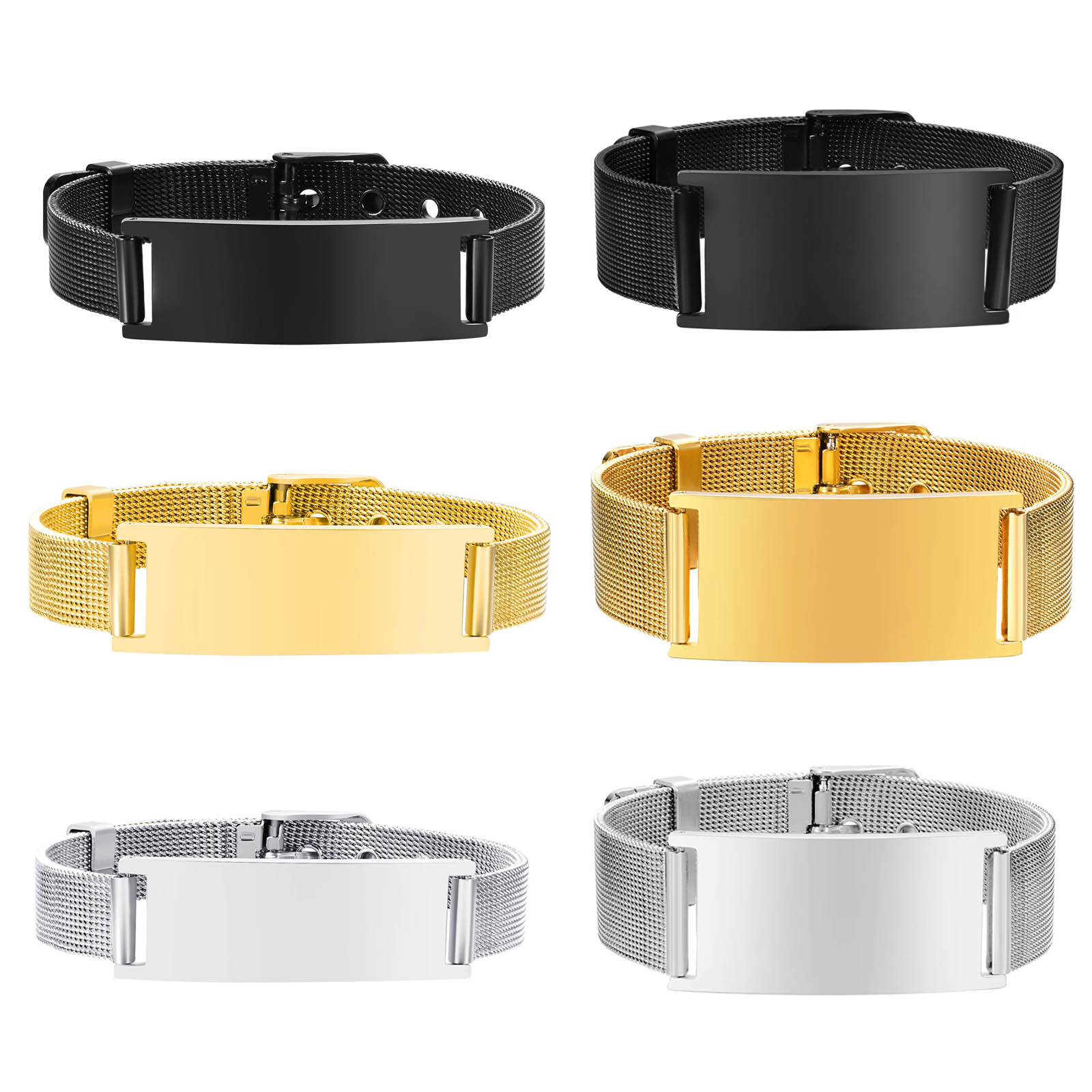 Bracelet d'identification pers - Mesh Stainless Strap avis et prix
