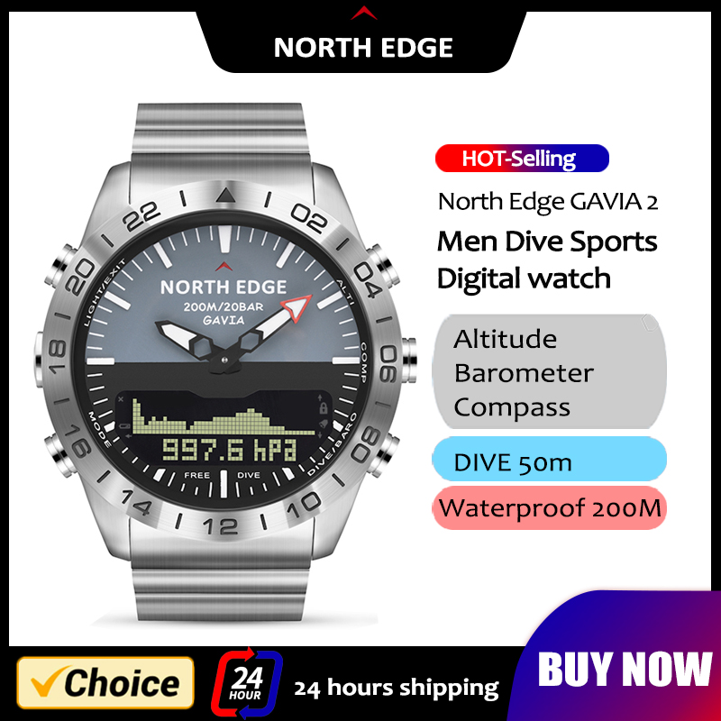 NORTH EDGE – montre de plongée - Smartwatch Army Watches For Men avis et prix
