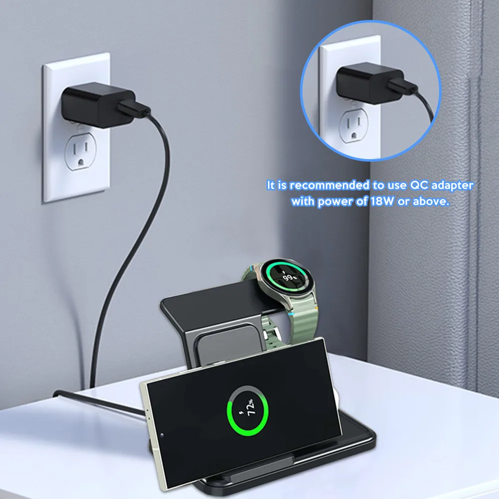 Station de charge sans fil 3 e - Watches Smartwatch Samsung avis et prix