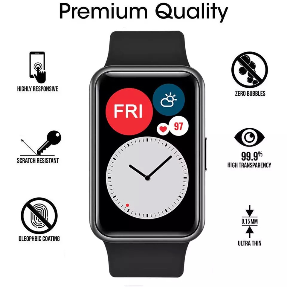 Verre de protection souple pou - Huawei Smartwatch Watch Fit avis et prix