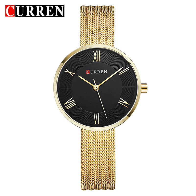 Montre à quartz CURREN 9020 à  - Mesh Stainless Strap avis et prix
