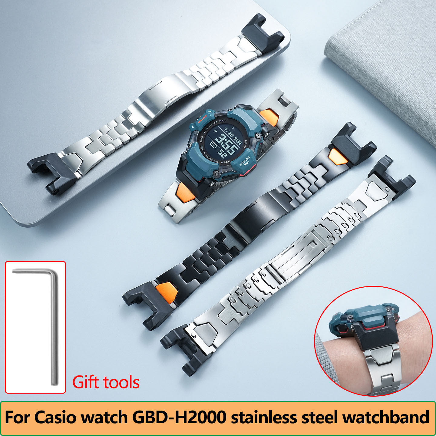 Bracelet en métal étanche GBD- - Smartwatch Casio Watches For Men avis et prix