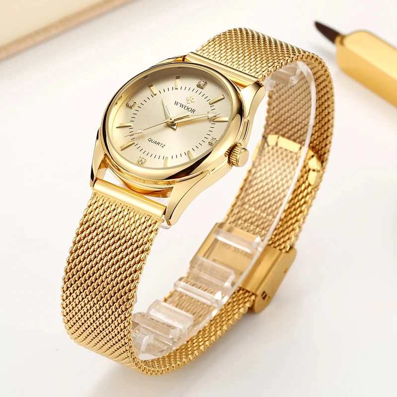 WWOOR marque de luxe robe mont - Mesh Stainless Strap avis et prix